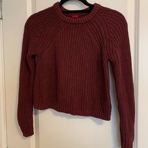 s Oliver, Sweater, Burgundy, Ribbed, Girls M
